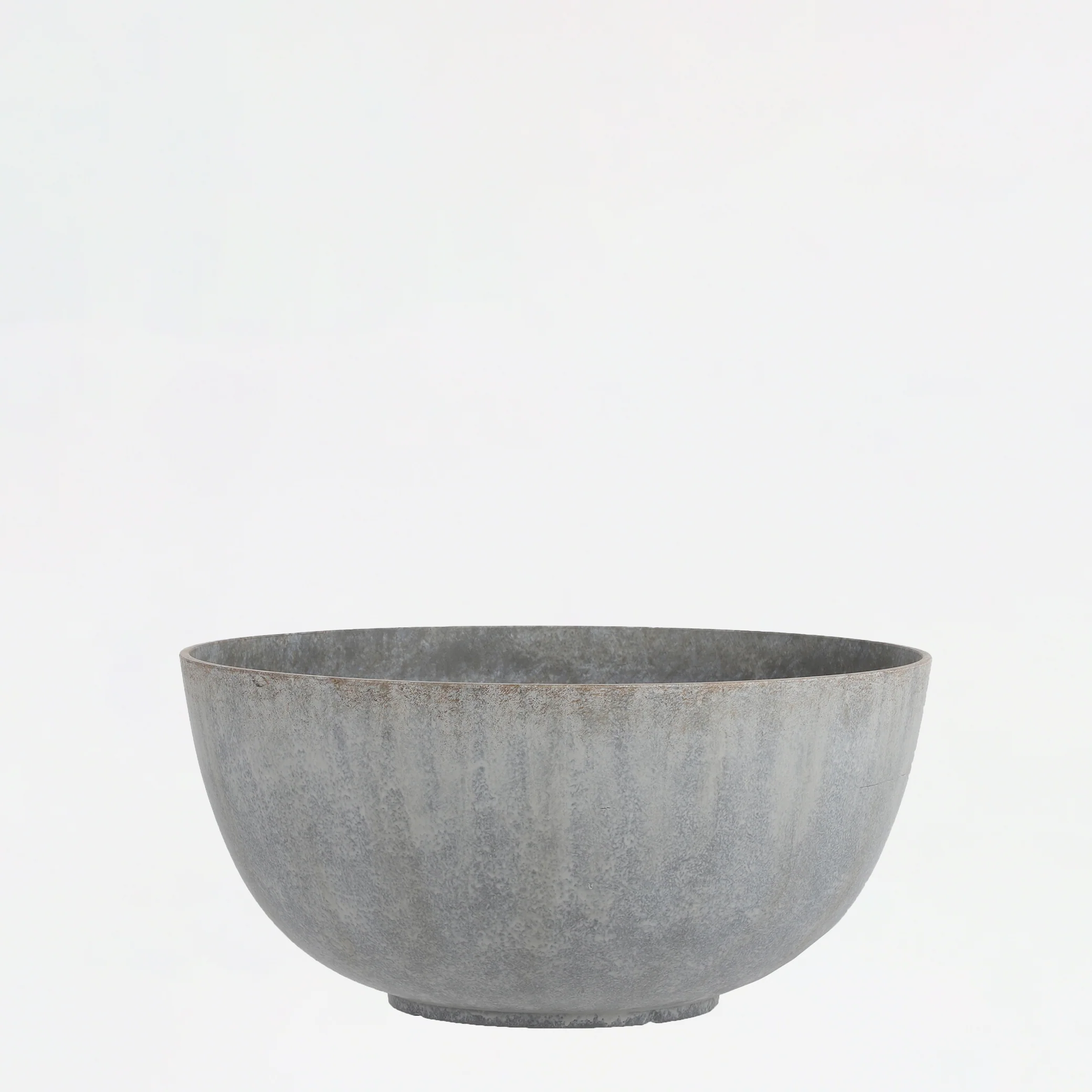 Bowl Bravo Round Plastic Grey