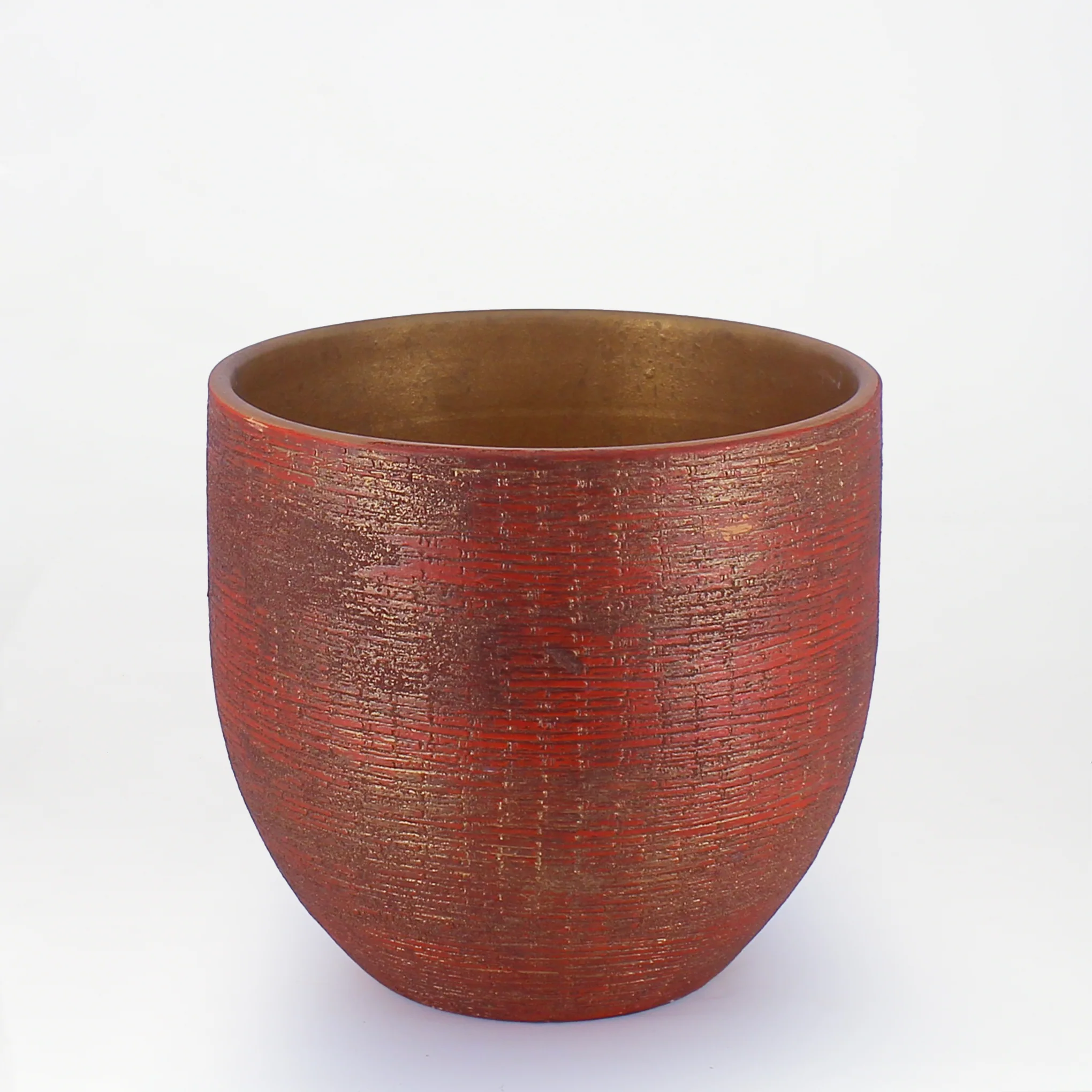 Burnished Ember Planter Pair - Image 2
