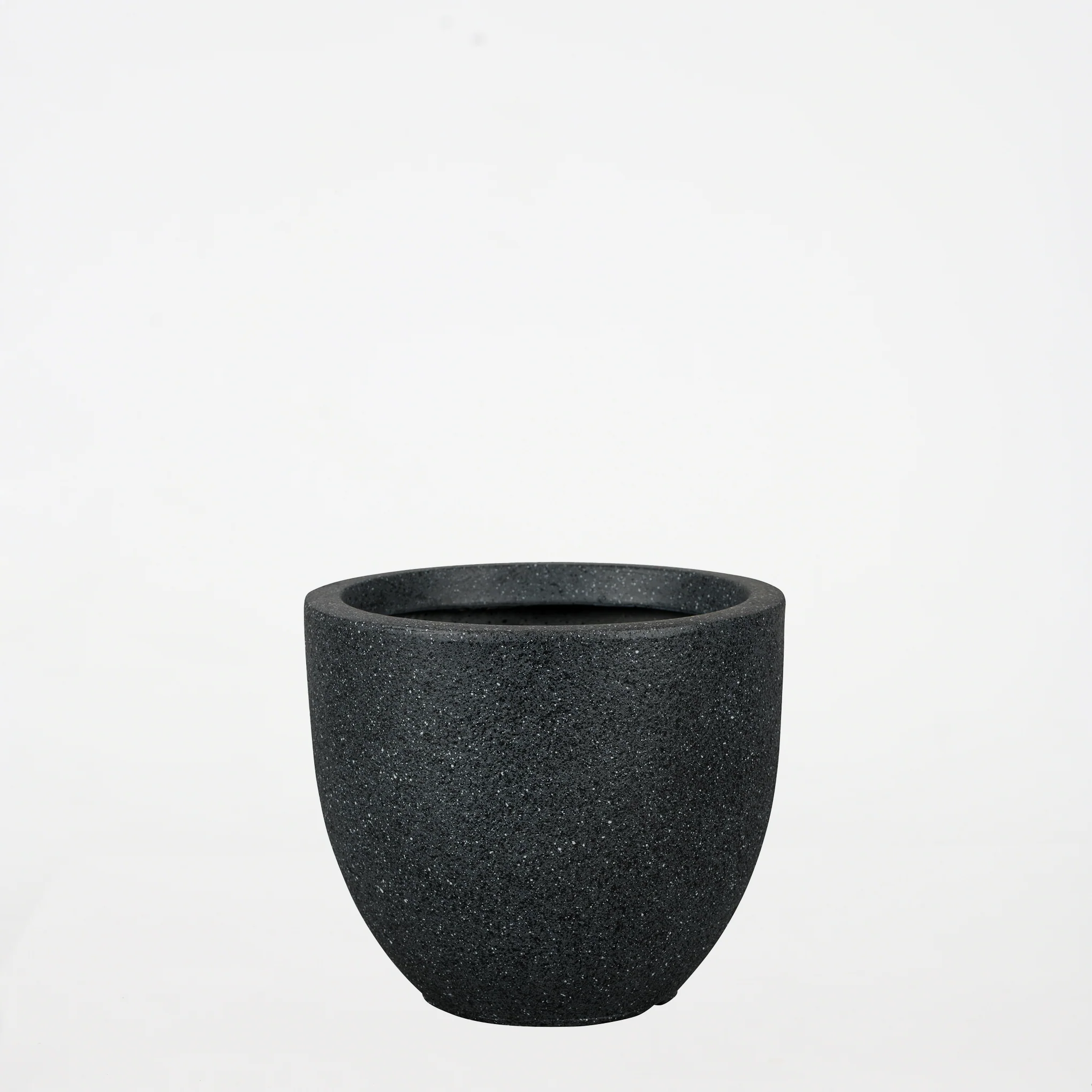 Black Cement Pot - Image 2