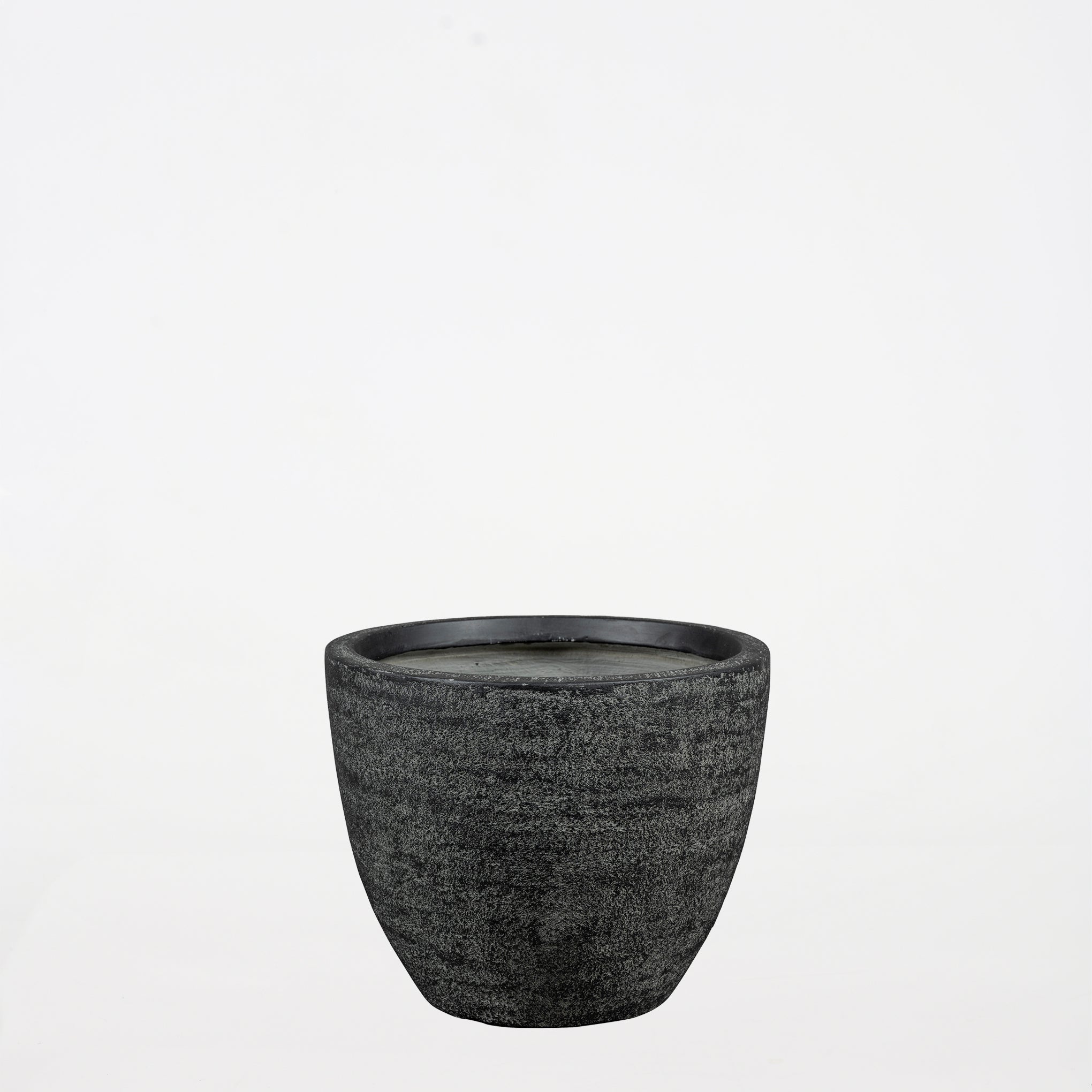 Dark Grey Cement Pot