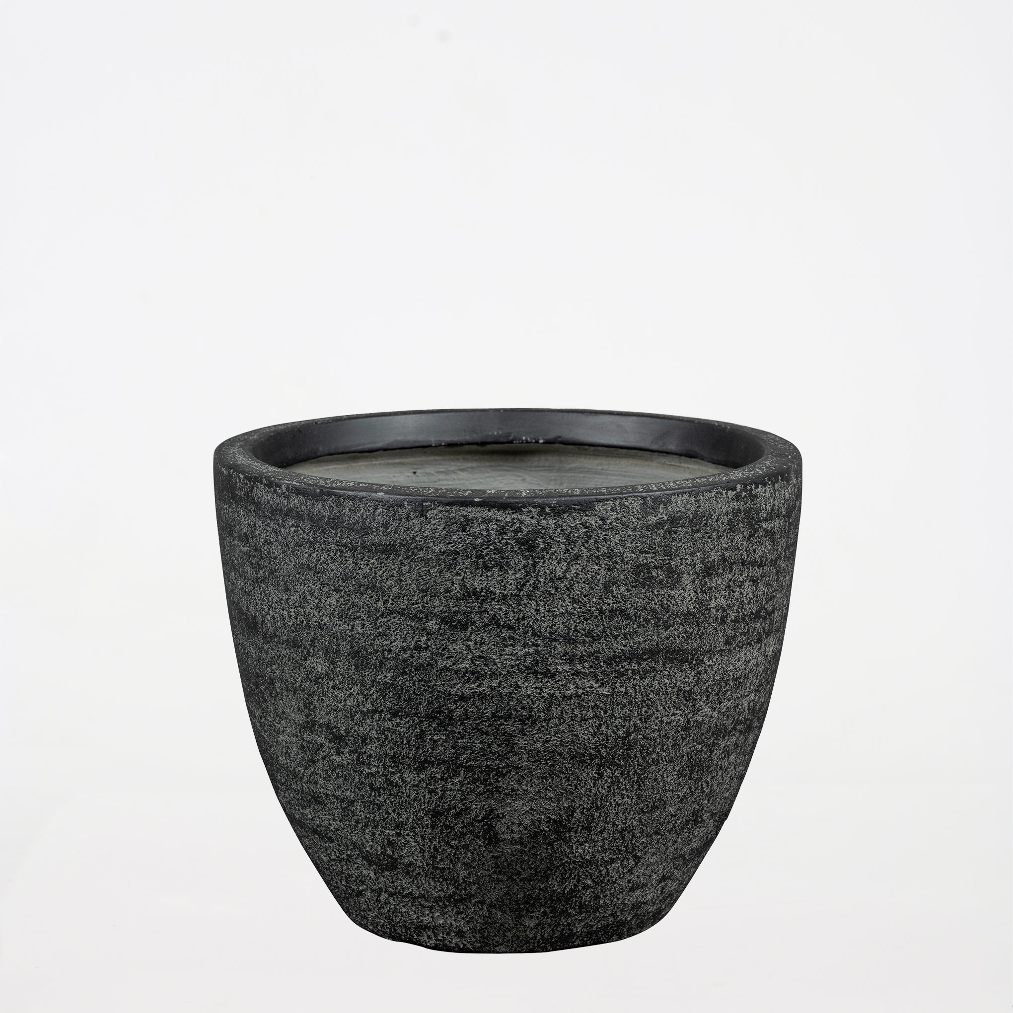Dark Grey Cement Pot - Image 3