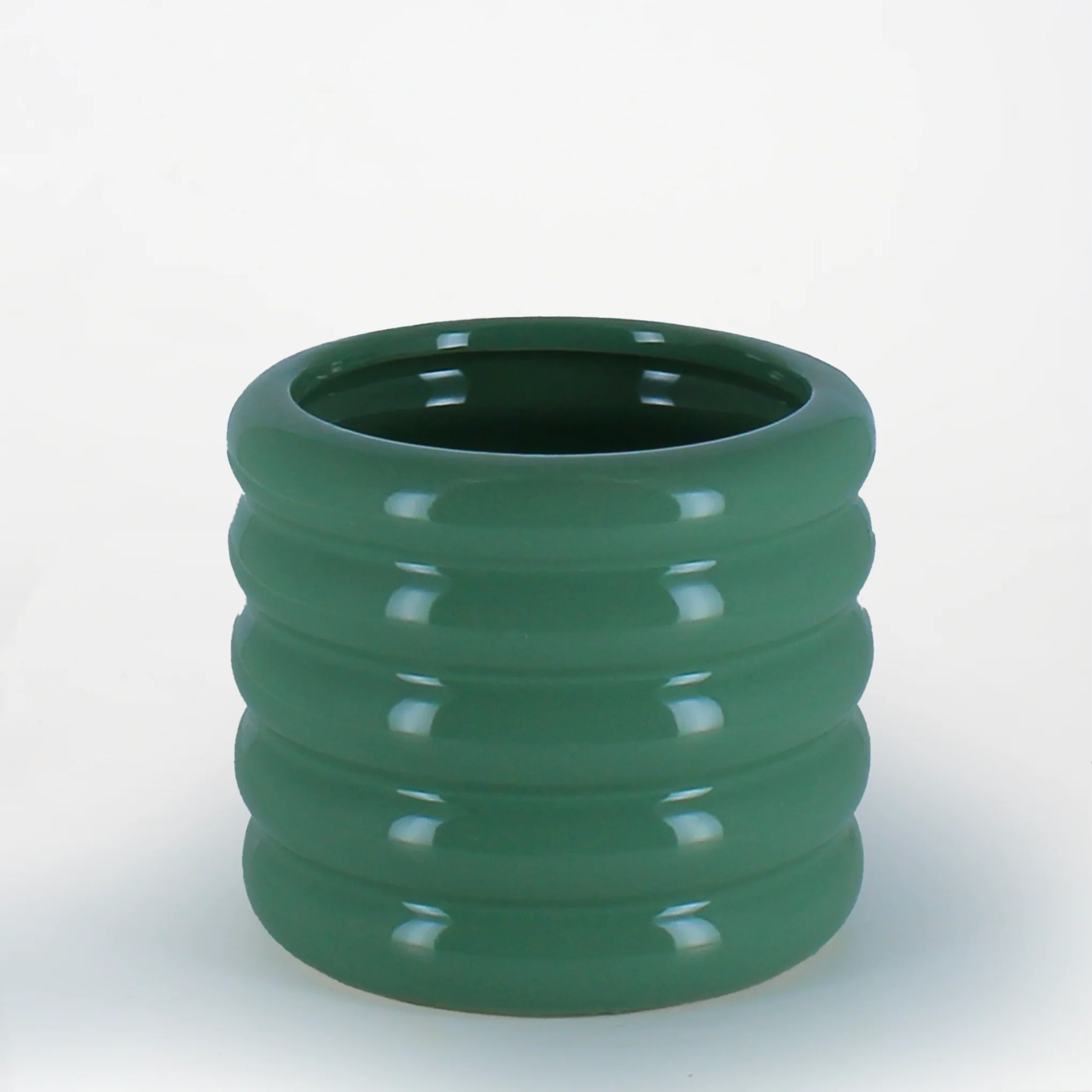 Evergreen Ripple Ceramic Planter - Image 2