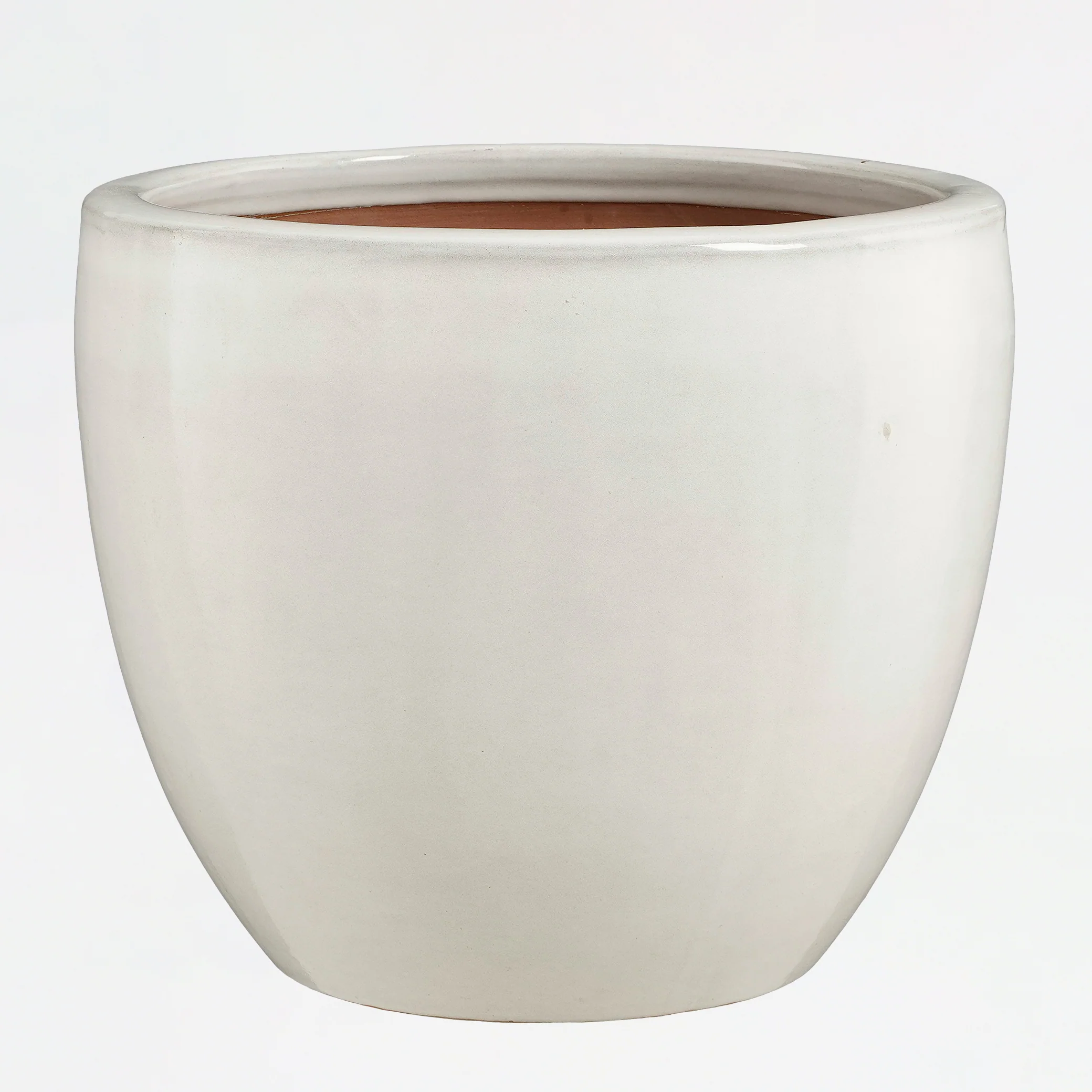 Pot Ipala Round Clay White - Image 2