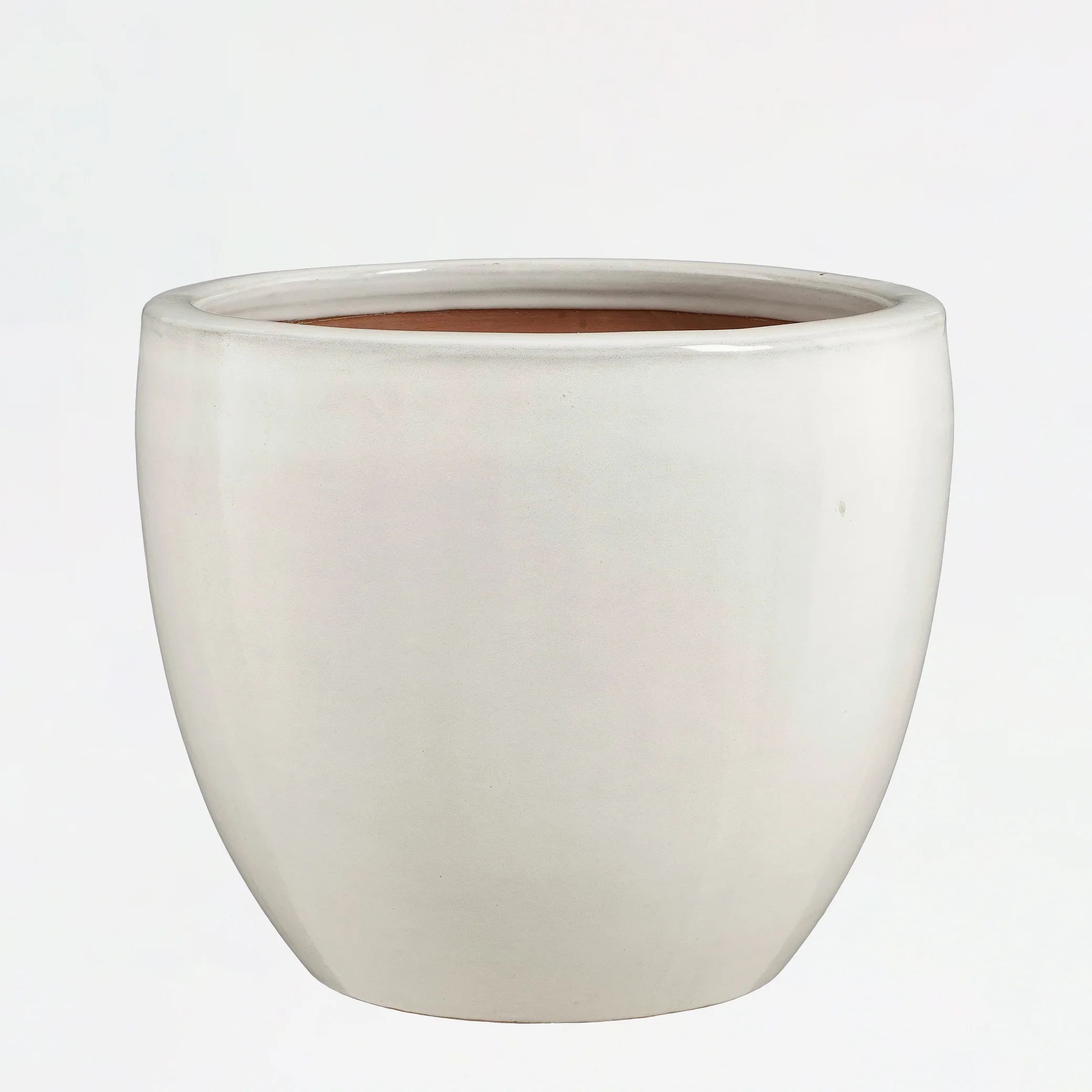 Pot Ipala Round Clay White - Image 3