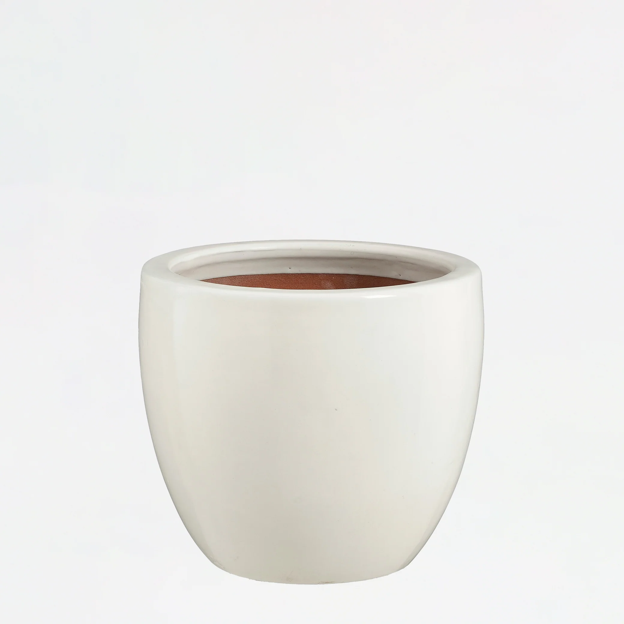Pot Ipala Round Clay White - Image 4