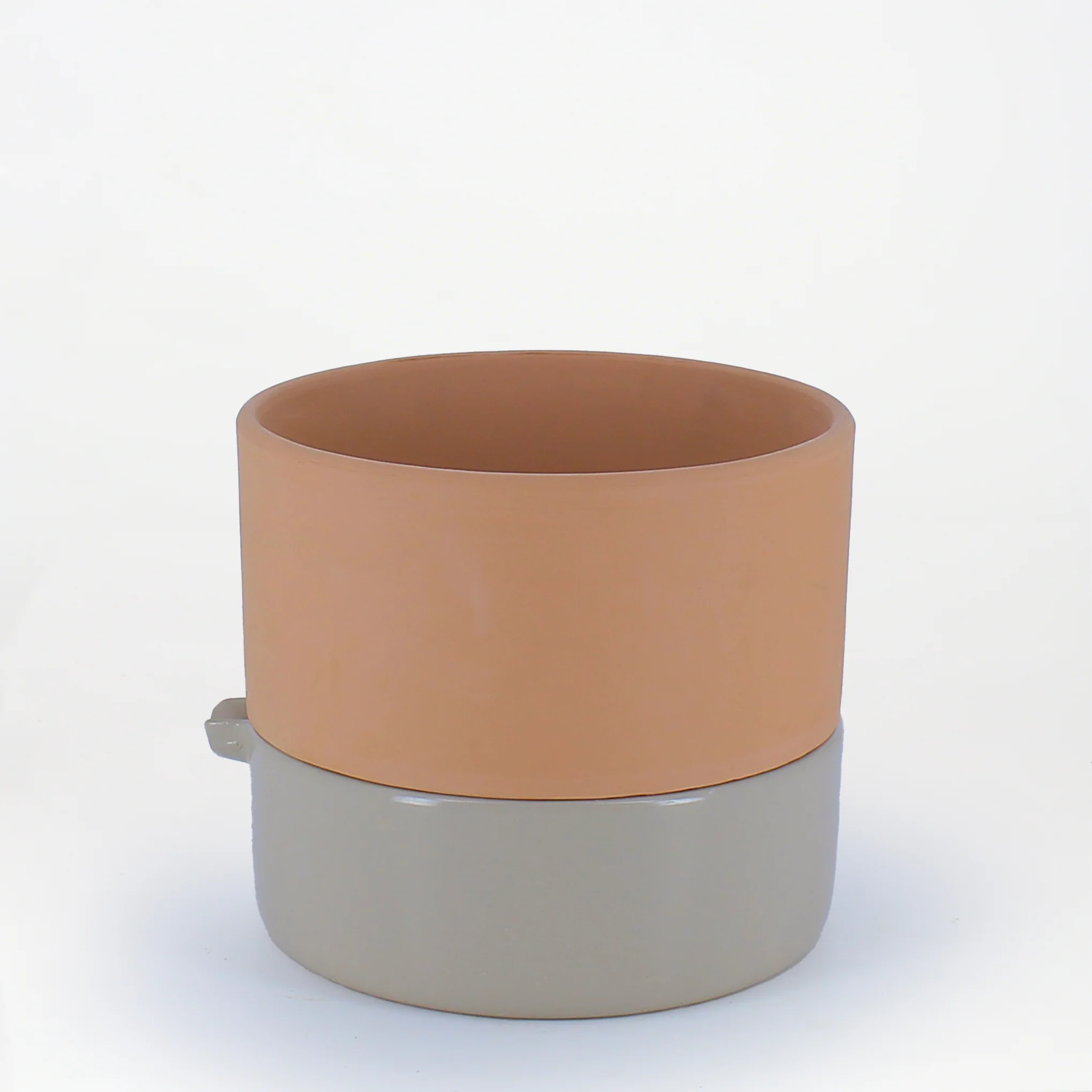 Sandstone Self-Watering Duo-Tone Planter