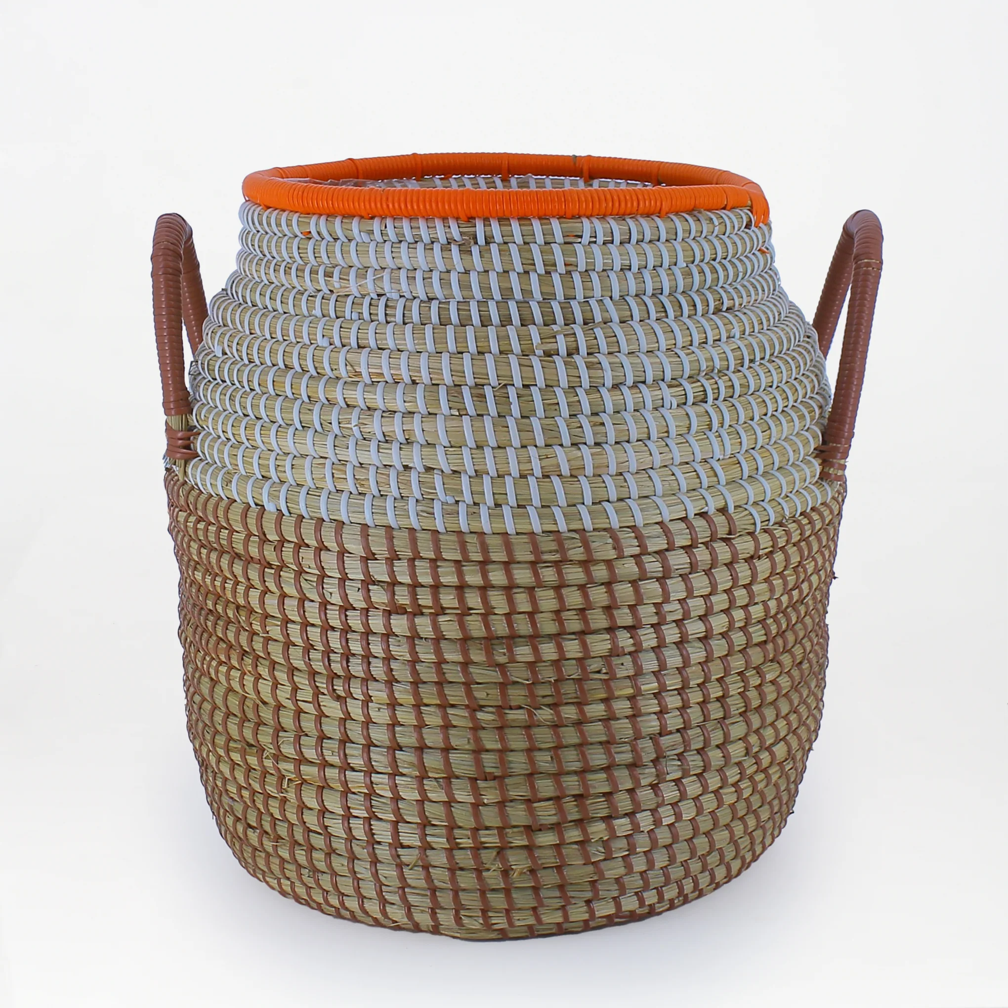 Two-Tone Woven Basket - Image 2